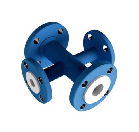 MS Lined Pipe Fittings Equal Cross In USA