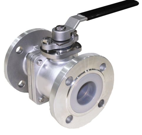 MS PTFE Lined Ball Valve In USA